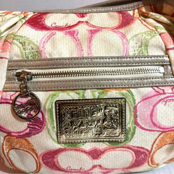 Coach vintage CC signature print canvas crossbody handbag - Picture 5 of 7